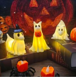 Halloween plastic lightup doggies 👻