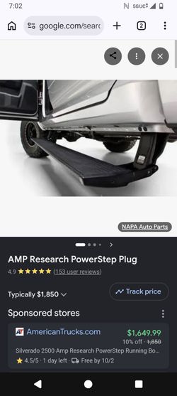 Amp research power steps passenger and driver side power steps