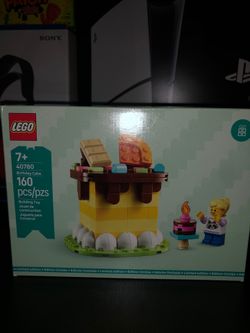 Lego birthday cake