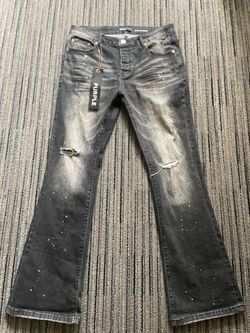Purple jeans