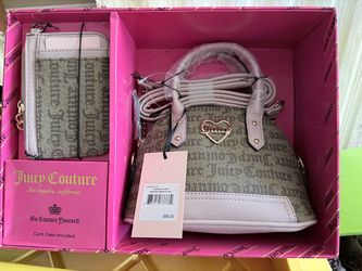 Juicy Couture Chestnut Chino Bowler & Wristlet Set