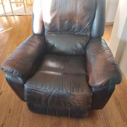 Lazy Boy Leather Recliner Free