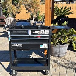 Black U.S General Mechanic Tool Cart 