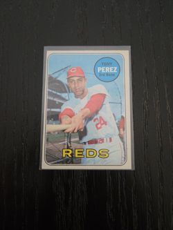 1969 Topps Tony Perez Cincinnati Reds Baseball Card