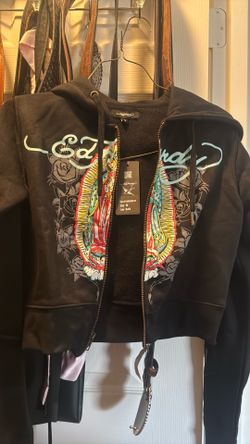 Girls crop hoodie - ED HARDY