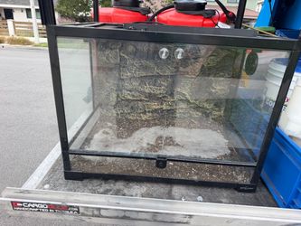 REPTIZOO Glass Reptile Terrarium Enclosure 32gallon