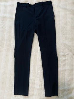 H&M men’s dark navy slim dress pants 32x32