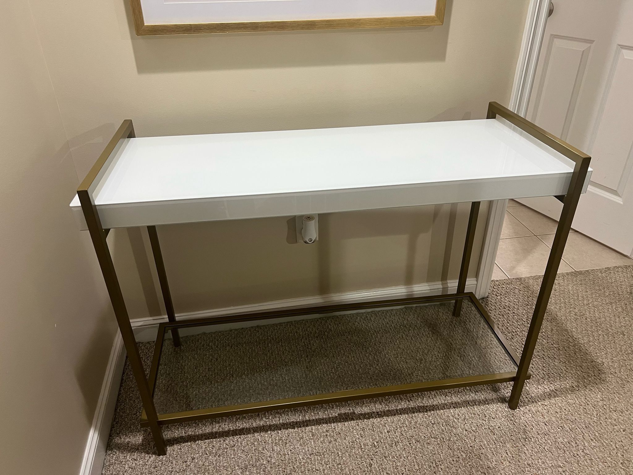 Marble console table