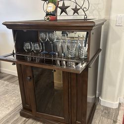 Marble Top Bar Cabinet