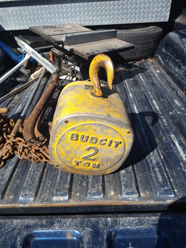 Budgit 2 Ton Hoist Vintage Hoist