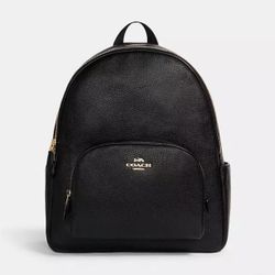 Large Black Coach backpack