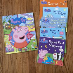 Peppa Pig Books and Plushies 