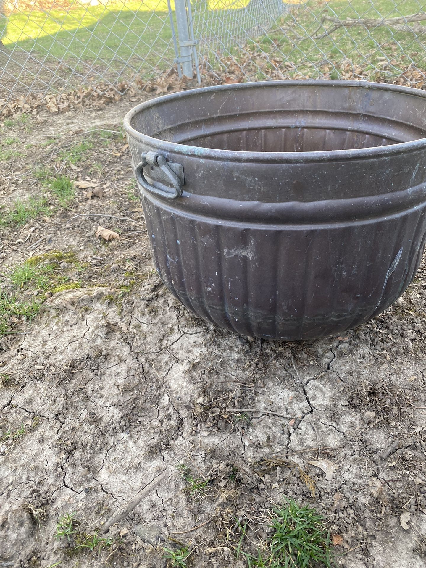 Flower Pot Made Of Copper 