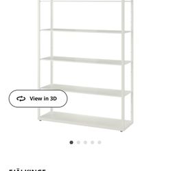 IKEA Fjalkinge Metal Shelves