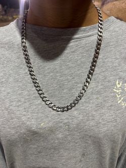 Silver Cuban Chain