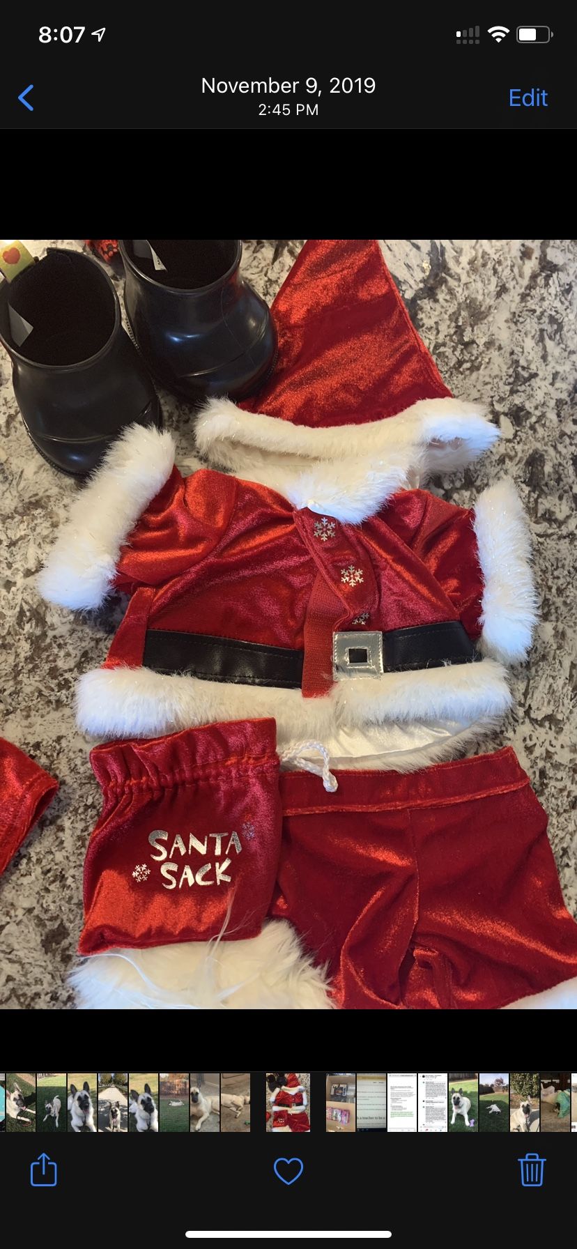 Build A Bear Santa Outfit