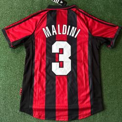 Vintage Retro A/C Milán Jersey Maldini #3