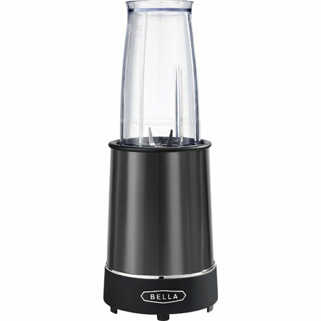 Bella - 14-Oz. Rocket Blender - Black Stainless steel Model: 14821 | SKU: 6355802