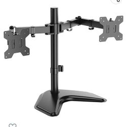 WALI Dual Monitor Mount (FITS UPTO 27 OR 24 INCH DISPLAYS)
