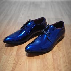 Mens Classy Dress Shoes Patent Leather