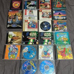 Old School Computer games - 24 CD-ROMs in total