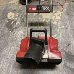 Toro S-1800 Power Curve Snowblower 