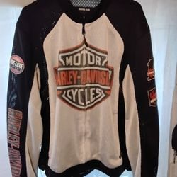 Harley Davidson Breathable Mesh Jacket Mens Sz L