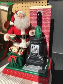 Vintage Electric Santa animated