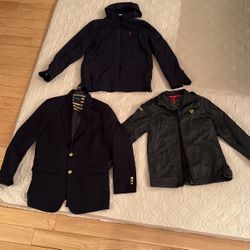 Ferrari And Polo Boys Jackets And Nautica Blazer