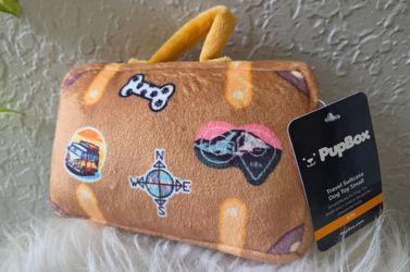 Pupbox Travel Suitcase Dog Toy