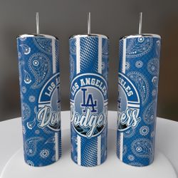 Los Angeles Dodgers Baseball Tumbler