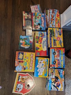Children's educational games and puzzles 5.00 each
