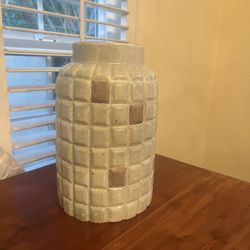 Light Blue Ceramic Vase