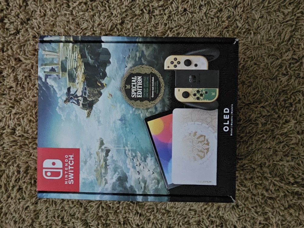 Brand New Zelda Tears Of The Kingdom OLED Switch