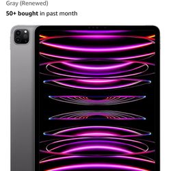 Apple 2022 iPad Pro (12.9-inch, Wi-Fi, 256GB) - Space Gray