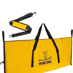 Wise Owl Outfitters Insulated Fish Bag - 68x24 Inch Leakproof Fish Cooler Bag w/Carry Handle - Portable Ice Chest Stores Fish, Food, Beverage $100
