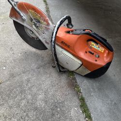 Stihl Ts420 Concrete Cutter Cut Off Saw Good Condition 