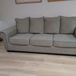  Ashley Zarina New Queen Sofa Sleeper with Nailhead Trim