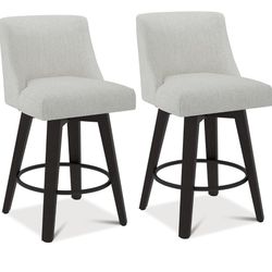 Counter Height Swivel Bar Stools Set of 2