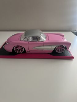 Pink 1957 Chevrolet Corvette toy