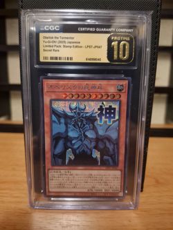 CGC Pristine 10 Obelisk the Tormentor Yu-Gi-Oh! Secret Rare