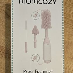 Momcozy Portable Bottle Brush Set - Baby Bottle Cleaner Kit with Silicone Brush