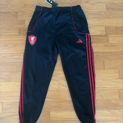 LFC adidas Mens 25/26 Black Urban Tracksuit Pants
