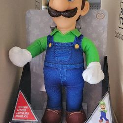 Luigi Posable Plush Toy 