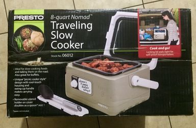 Presto Nomad 8-Quart Traveling Slow Cooker