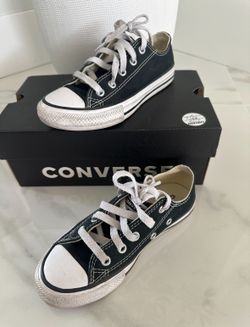 Black Kid’s converse Shoes