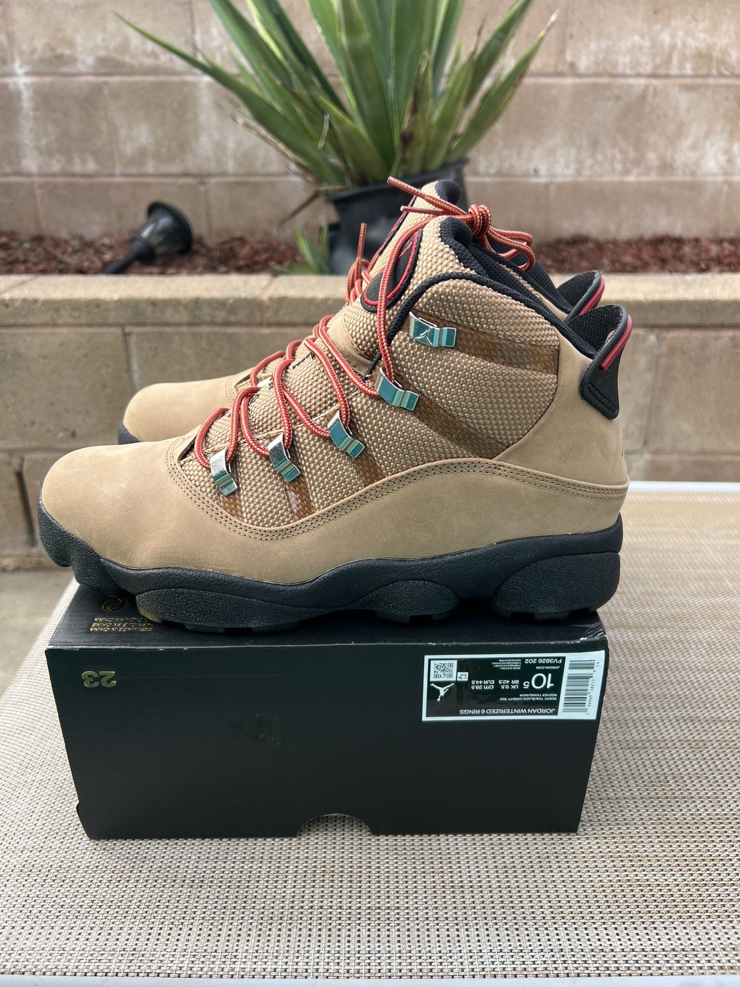Jordan 6 Rings Winterized Brown Boots