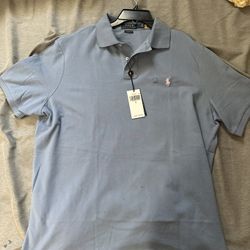 Blue Large Polo Ralph Lauren Shirt