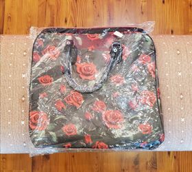 Floral Rose Print Weekender Bag