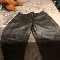 Men’s Genuine Leather Pants  
